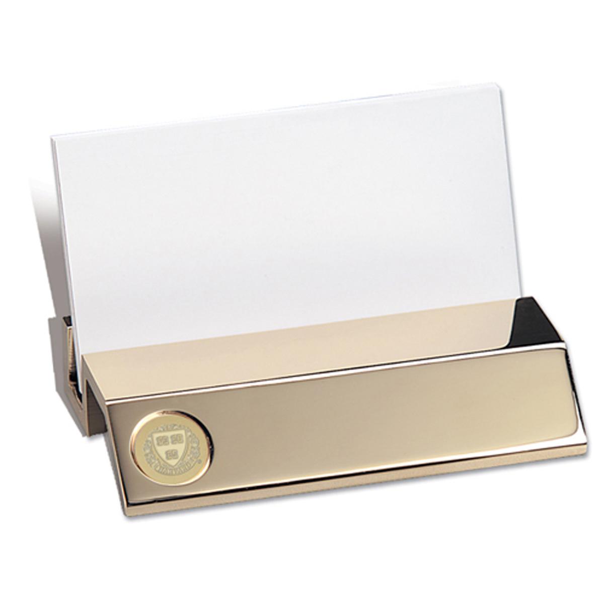 ☆COURONNE☆ Facade Card Business Card Holder RCWGX24143BRD Harvard Medallion Business Card Holder #11E G-G | Harvard
